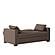 Serta&reg; Avery Full Convertible Loveseat in Java by Lifestyle