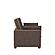 Serta&reg; Avery Full Convertible Loveseat in Java by Lifestyle
