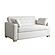 Serta&reg; Avery Full Convertible Loveseat in Oyster by Lifestyle