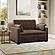 Serta&reg; Avery Queen Convertible Sofa in Java by Lifestyle
