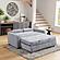 Serta&reg; Avery Queen Convertible Sofa in Light Gray by Lifestyle