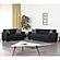 Barato Black Convertible Loveseat by Casamode