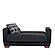 Barato Black Convertible Loveseat by Casamode