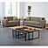 Barato Brown Convertible Loveseat by Casamode