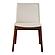 Deco Dining Chair White Pvc (Set of 2) by Moe's Home Collection