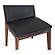 Deco Dining Chair Black Pvc (Set of 2) by Moe's Home Collection