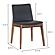 Deco Dining Chair Black Pvc (Set of 2) by Moe's Home Collection