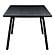 Malibu Dining Table Black Ash by Moe's Home Collection