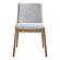 Deco Oak Dining Chair Light Grey (Set of 2) by Moe's Home Collection