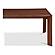 Daifuku Large Dining Table Brown by Moe's Home Collection