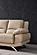 117 FSA005 Beige Leather Loveseat by BH Furniture