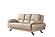 117 FSA005 Beige Leather Sofa by BH Furniture