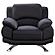 117 L108 Black Leather Chair by BH Furniture