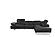 Barts 3700 Black Leatherette Sectional w/Motion Headrests by BH Furniture