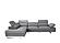 Barts 7576 Dark Gray Leatherette Sectional w/Motion Headrests by BH Furniture