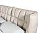 Claire Blush Full Leather Upholstered Platform Bed by BH Furniture