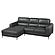 Crosby L225 Gray Thick Top Grain Leather Sectional by BH Furniture
