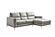 Crosby V990 Smoke Thick Top Grain Leather Sectional by BH Furniture