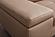 Decker FSA005 Taupe Leather Sectional w/Storage Arm by BH Furniture