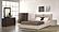 Excite M5653 Light Gray Full Leather Platform Bed by BH Furniture