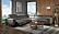 Hendrix NL5102 Dark Gray Leather Sectional w/Electric Recliners by BH Furniture