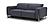 Hudson NL5100 Slate Blue Leather Extended Sofa w/2 Power Recliners by BH Furniture