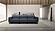 Hudson NL5100 Slate Blue Leather Extended Sofa w/3 Power Recliners by BH Furniture