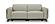 Hudson NL5115 Smoke Gray Leather Extended Sofa w/2 Power Recliners by BH Furniture