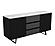 Jax Black Top Storage Buffet by BH Furniture