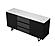 Jax Black Top Storage Buffet by BH Furniture