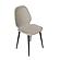 Jax Dark Gray Dining Chair w/Metal Legs by BH Furniture