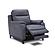 Leonard NL5100 Slate Blue Leather Dual Power Recliner by BH Furniture