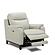 Leonard NL5100 Smoke Gray Leather Dual Power Recliner by BH Furniture
