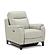 Leonard NL5100 Smoke Gray Leather Dual Power Recliner by BH Furniture