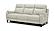 Leonard NL5100 Smoke Gray Leather Dual Power Sofa by BH Furniture