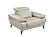 Mercer 807 Smoke Taupe Thick Leather Chair by BH Furniture