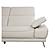 Mercer 807 Smokey Taupe Leather Chaise Sectional w/Motion Headrests by BH Furniture