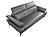 Mercer 8605 Slate Gray Thick Leather Loveseat by BH Furniture