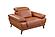 Mercer E8232 Adobe Orange Thick Leather Chair by BH Furniture