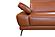 Mercer E8232 Adobe Orange Leather Chaise Sectional w/Motion Headrests by BH Furniture