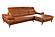 Mercer E8232 Adobe Orange Leather Chaise Sectional w/Motion Headrests by BH Furniture