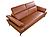 Mercer E8232 Adobe Orange Thick Leather Sofa by BH Furniture