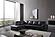 ML157 L208 Black Top Grain Leather Sectional by BH Furniture