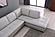ML157 V990 Smoke Top Grain Leather Sectional by BH Furniture