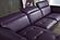 Orchard L211 Purple Top Grain Leather Sectional w/Ratcheting Headrests by BH Furniture