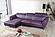 Orchard L211 Purple Top Grain Leather Sectional w/Ratcheting Headrests by BH Furniture