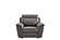 S210 L225 Dark Gray Top Grain Leather Chair by BH Furniture