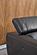 S266 L225 Gray Thick Leather Sectional w/Motion Headrests by BH Furniture