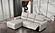 S275 V990 Smoke Thick Leather Sectional w/Electric Recliner by BH Furniture