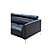 Slate 7276 Blue Thick Leather Sectional w/Motion Headrests by BH Furniture